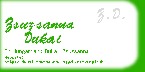 zsuzsanna dukai business card